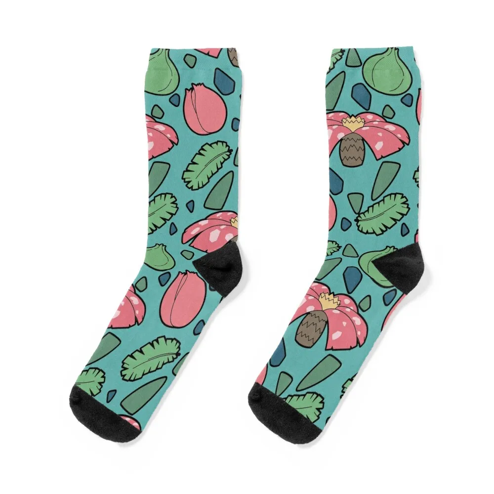 

Seed Monster Collage Socks floor funny sock christmas gift Women's Socks Men's