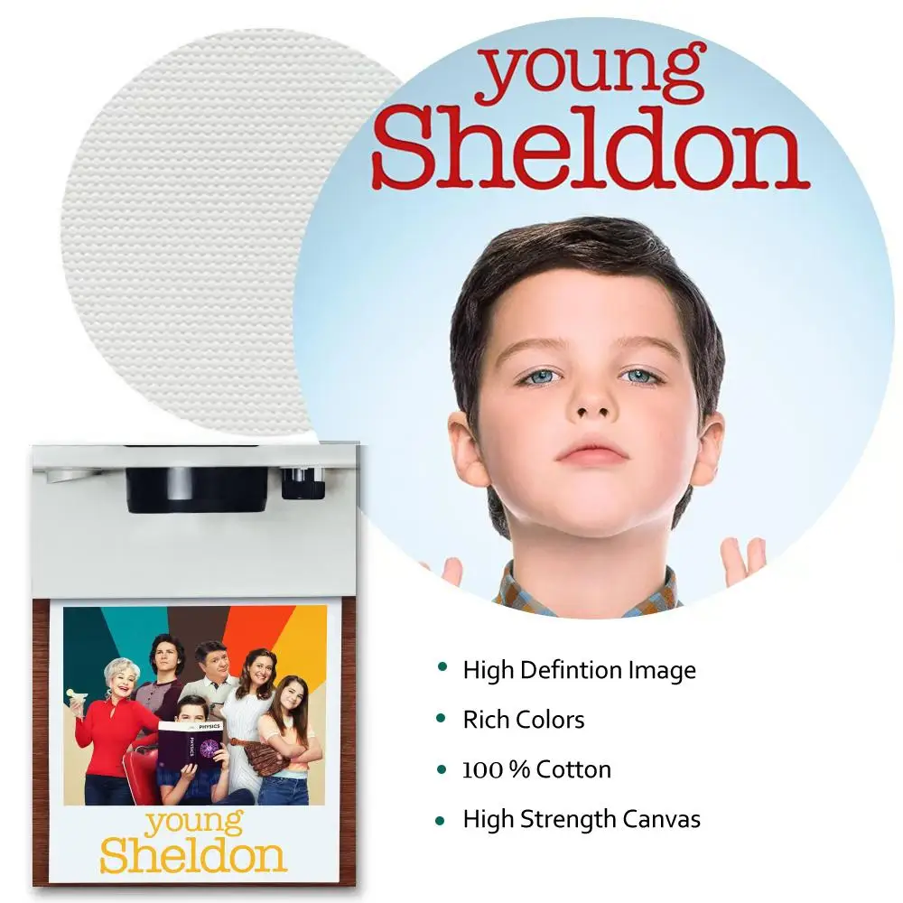 ملصق HD أنيمي موضوع ساخن المغني/OST/فيلم مقاوم للماء عصا ذاتية ديكور المنزل المسلسلات التلفزيونية شيلدون الصغيرة #3