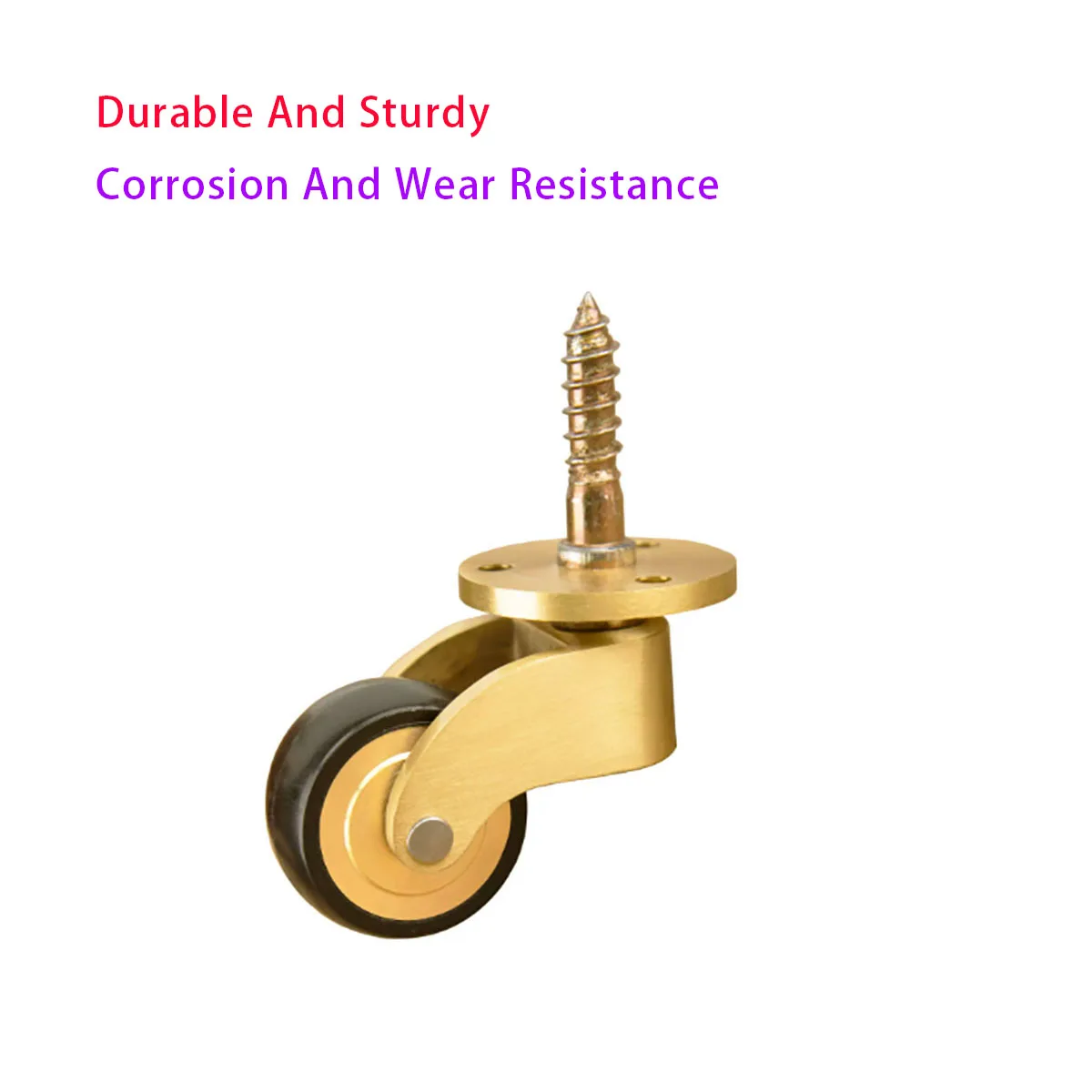 Universal Wheels, Piano Casters, Metal Sofa Foot Rollers, Office Furniture Hardware/High Quality Brass Furniture Casters