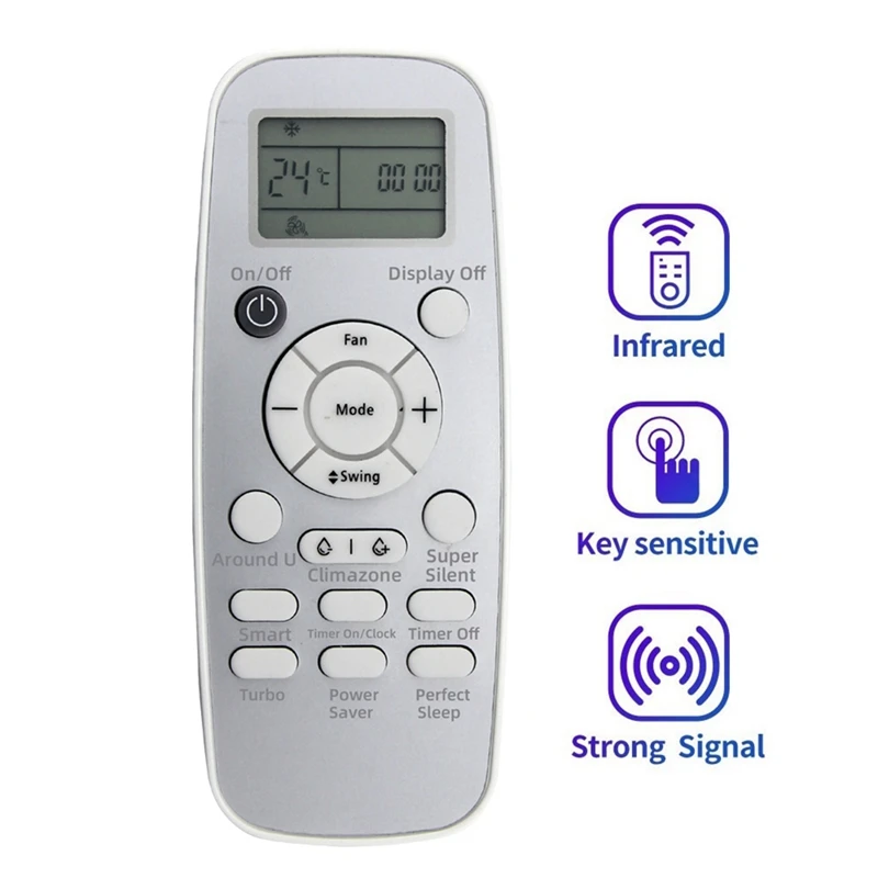 Replace DG11L1-53 AC Remote Control for A/C Air Conditioner Remote-DTD2