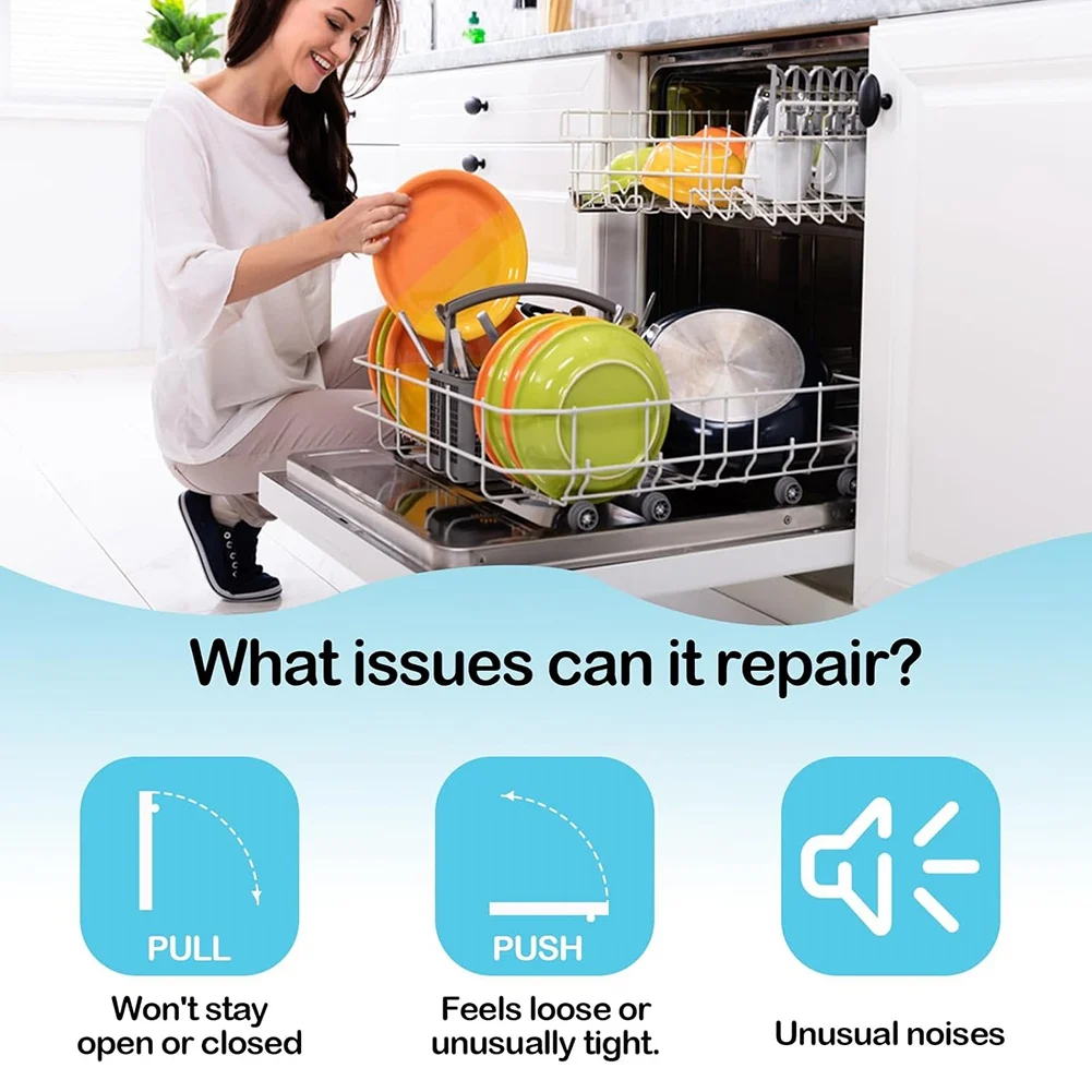 QA88X 12004119 for Bosch Dishwasher Door Spring Kit Dishwasher Door Spring 00754866 12004119 Dishwasher Door Spring Kit