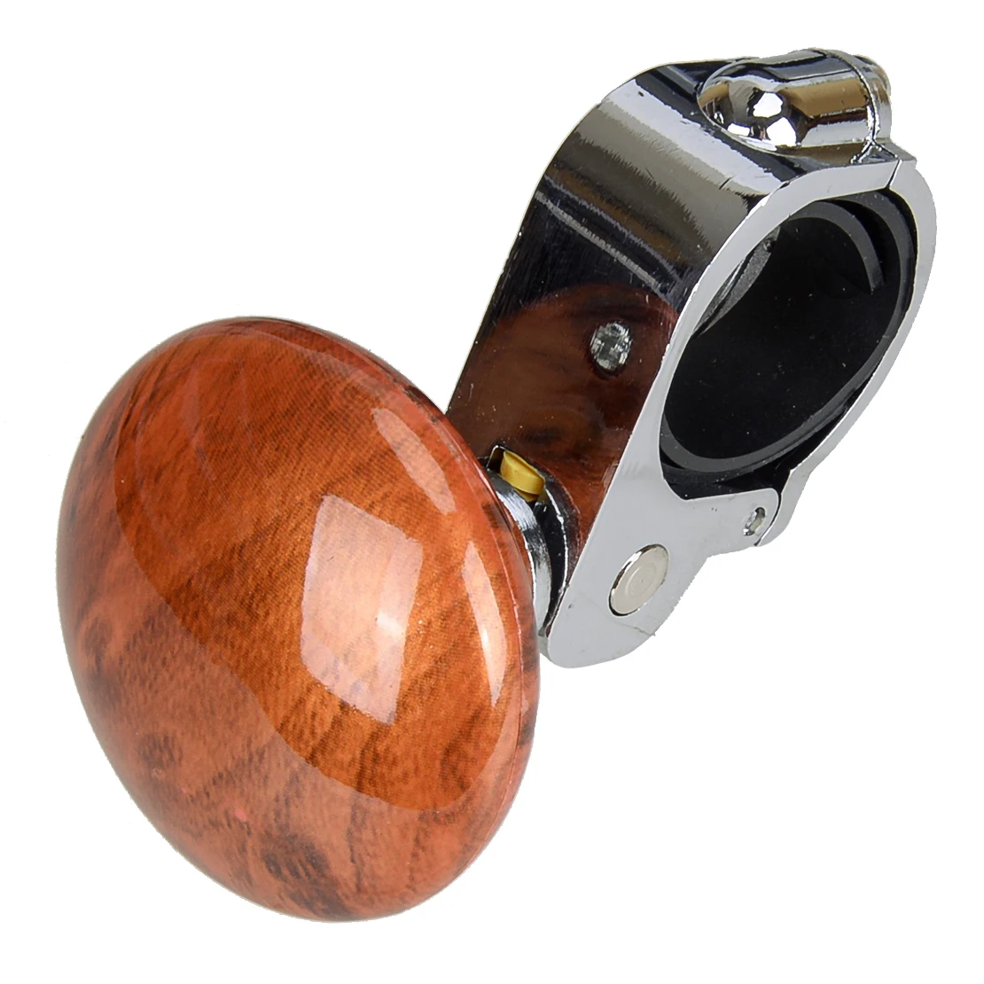 Wood Grain Universal Car Truck Front Steering Wheel Aid Handle Power Assister Spinner Knob Ball New