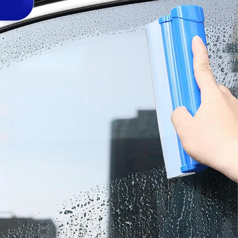 Window Scraper For Car Multipurpose Window Squeegee For Home Windshield Squeegee Practical Silicone Squeegee Windshield Cleaning