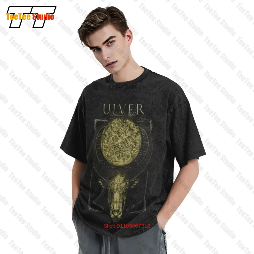 تي شيرت Ulver Shadow Of The Sun النرويجي التجريبي للفرقة الموسيقية الكلاسيكية كبيرة الحجم KSNW