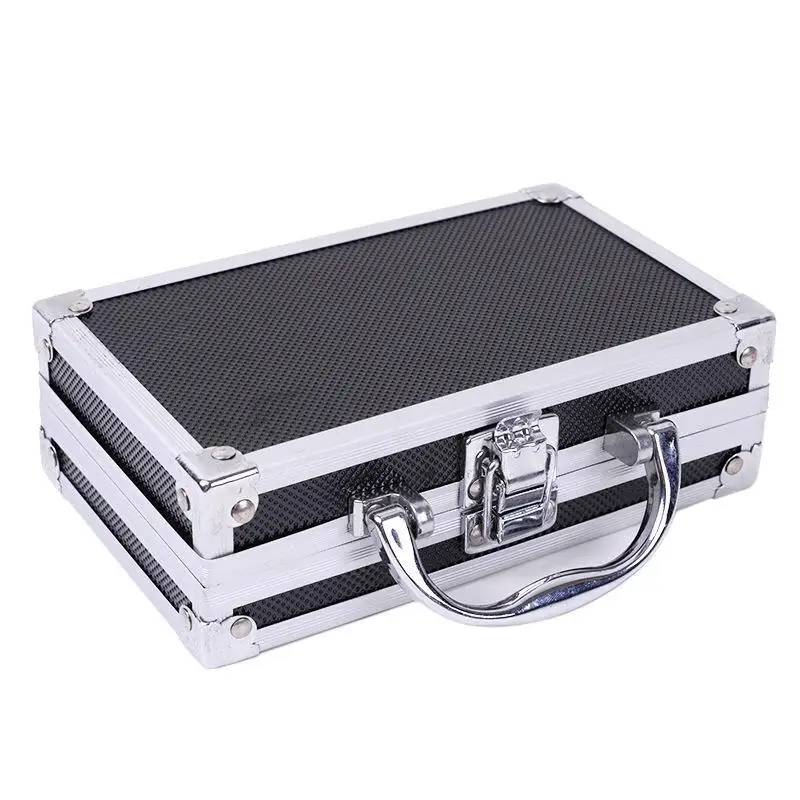 Shockproof Aluminum Alloy Tool Box Water Resistant Durable Storage Box for Outdoor Garden Repair Work