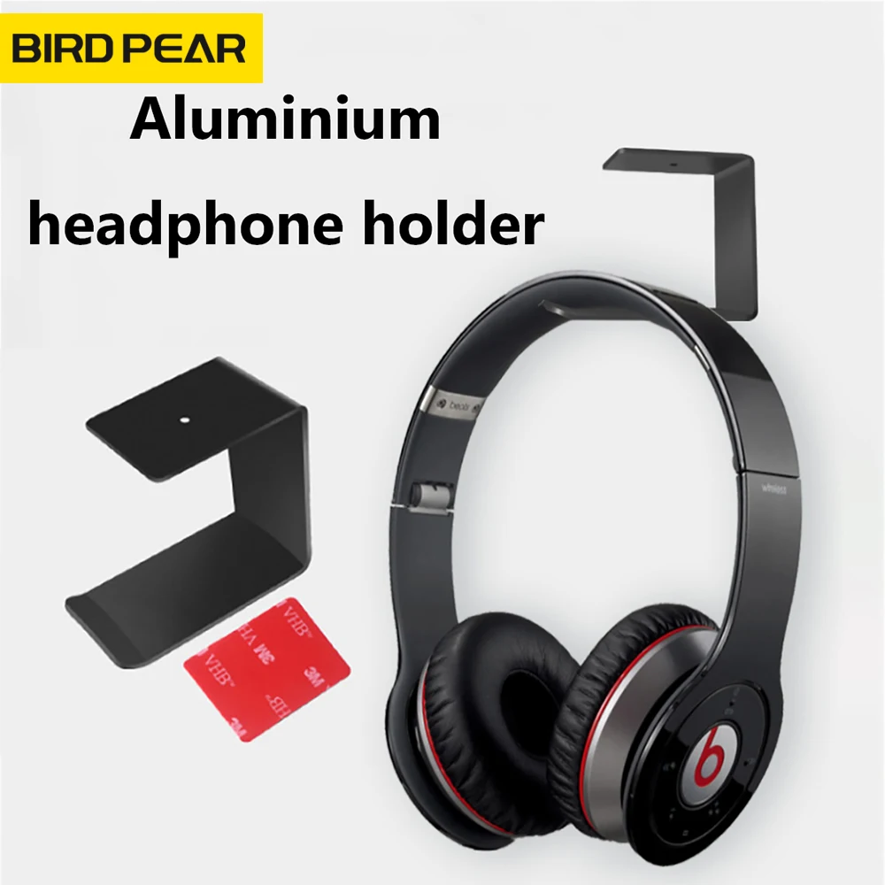 Support de casque universel en Aluminium, support de casque, sous le bureau, montage mural, crochet de support de casque, présentoir d'écouteurs