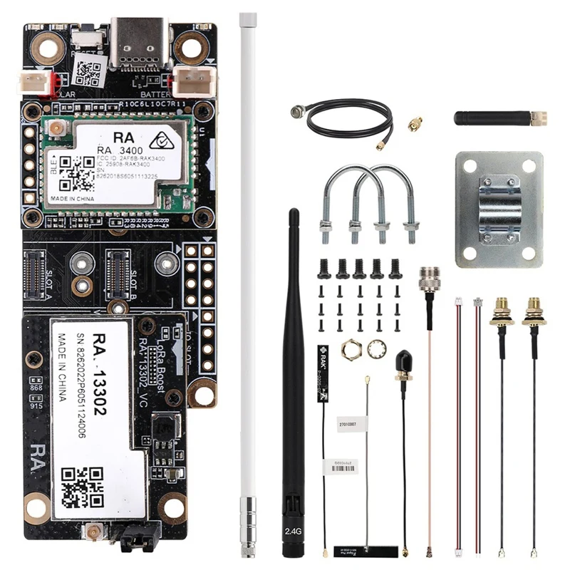 Super Sale For RAK WisMesh 1W Booster Kit High-Power for Meshtastic&Meshcore with 6dBi Long Range Glass Fiber LoRaWan 915MHz