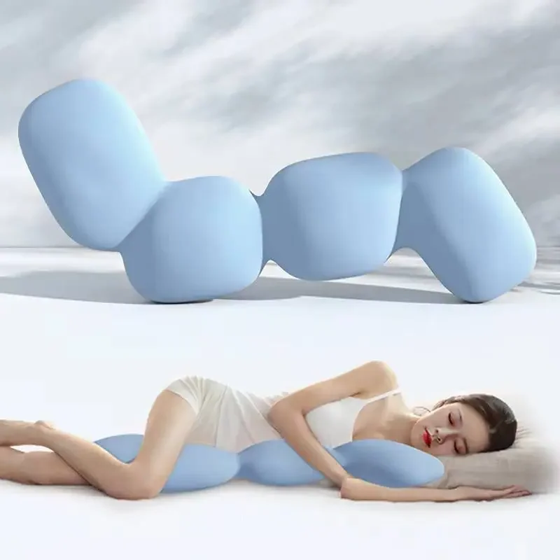 

Пена с эффектом памяти, удерживающая кровать, спальное тело для беременных женщин, комфортная длинная подушка из ледяного шелка, ортопедическая декоративная подушка