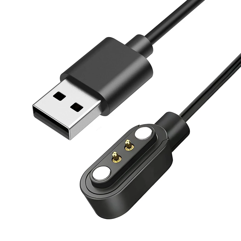 Smart Watch Cable Charge with 2-Pin Connection USB 2.84mm Charging Distance for Willful IP68/ID205L/ SW02/Blackview R3 / R3 Pro