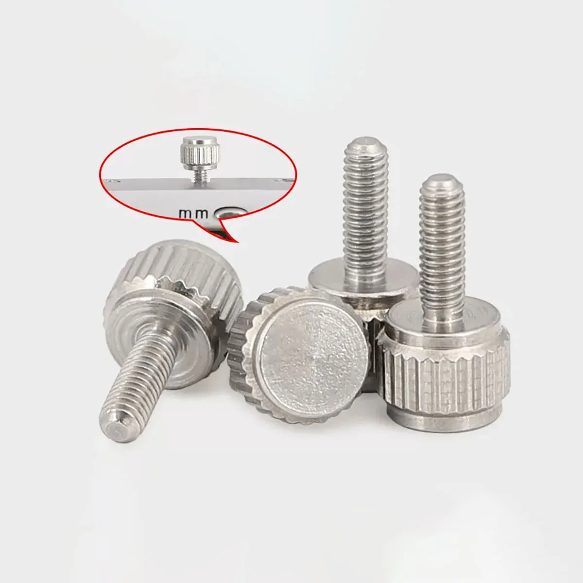 

Stainless Steel Hand Screw/Vernier Scale Fastening Screw/Positioning Locking Element M2.5 * 7.5