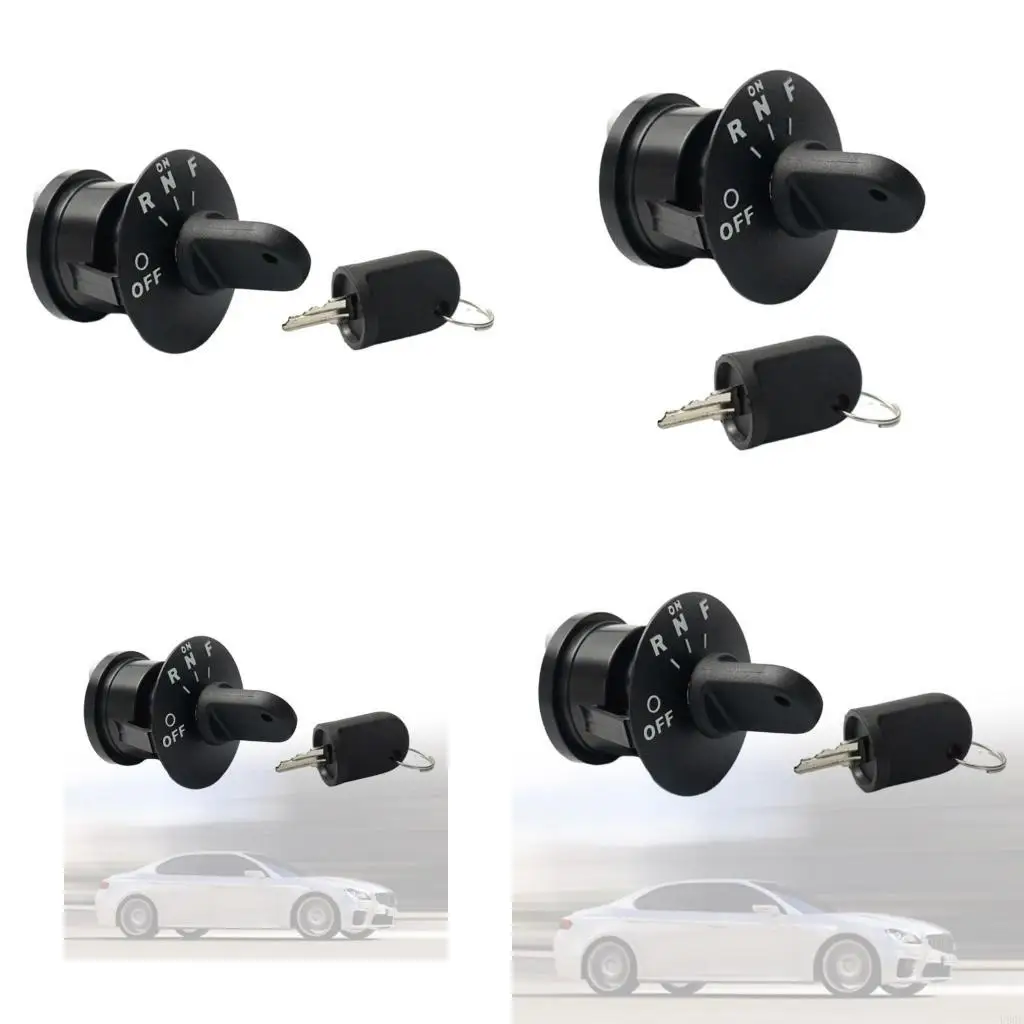 Ignition Switch 4 Positions with 2 Keys Replacement for EZGO RXV 2008-Up, Easy Installation 605637 611283 609682 New