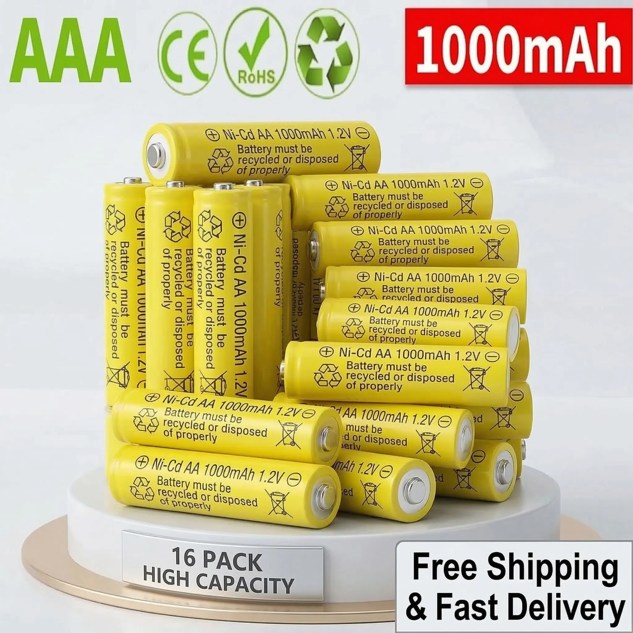 

2026 New Upgrade AA 1.5V 16800mWh Rechargeable Lithium-Ion Battery Long Lasting For Remote Control Mouse Fan Electric Toys