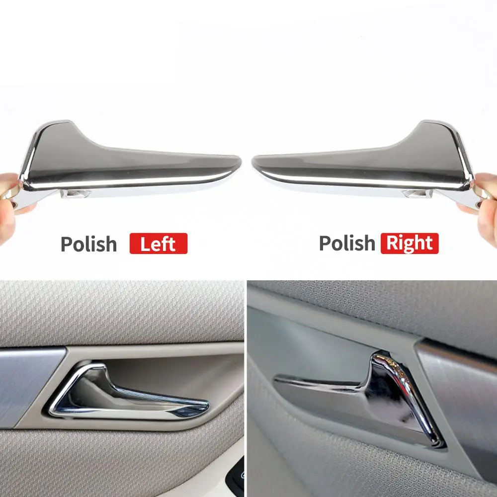 

Chromed Car Inner Interior Door Handles For Mercedes-Benz A-Class W169 B-Class W245 Panel Trim Pull Bar