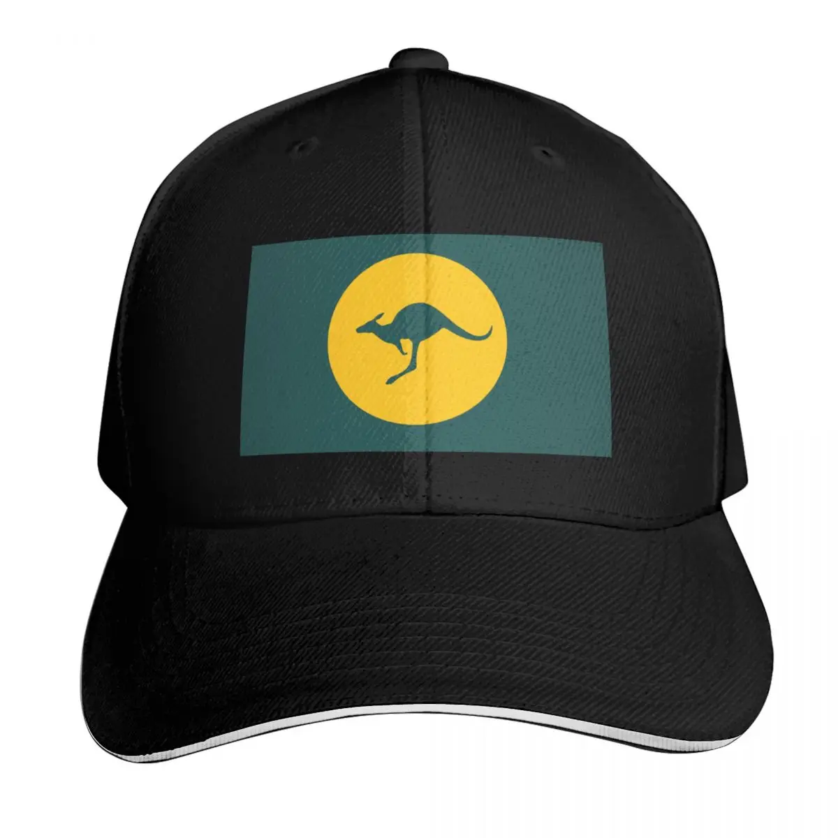 Kangaroo Sun - Australia Flag Baseball Cap Breathable Mesh Back Adjustable Buckle Closure Moisture Wicking Quick Dry