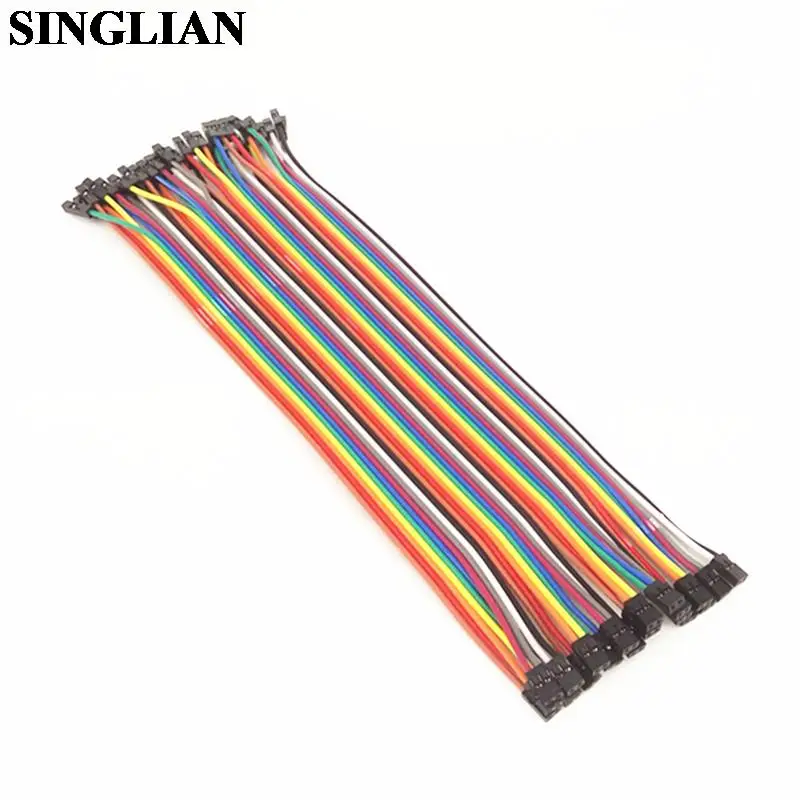 20CM Double Head 2P-1P DuPont Line 2.0MM Turn 2.0MM/2.54MM Spacing Glue Shell Colour Jump Wire For Arduino Breadboard DIY Kit