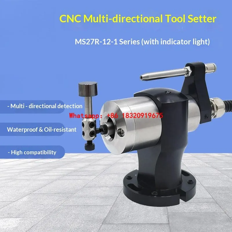 CNC MS27R-12-1 Multi-directional Tool Setter Vertical Horizontal Machining Centers Broken Tool Detection replaces Renishaw TS27R