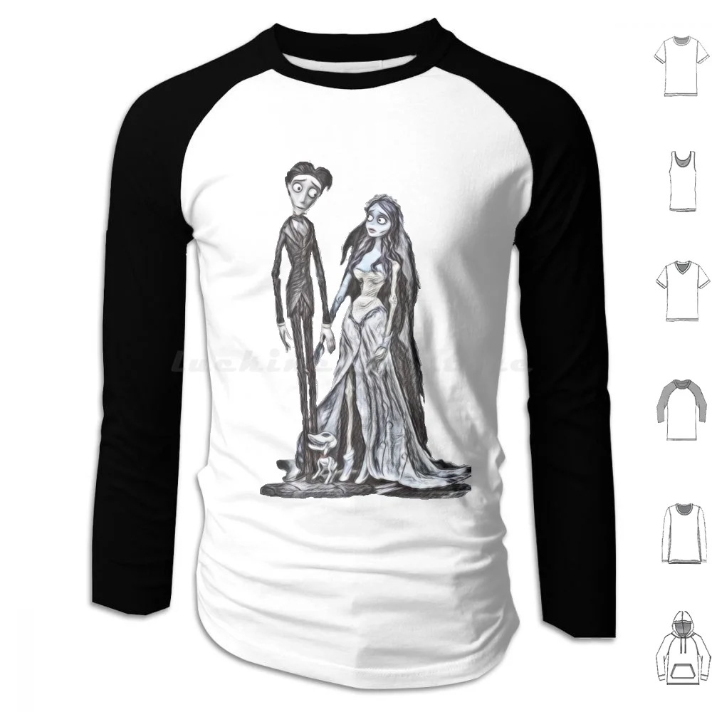 Loves New Corpse Bride Hoodies Long Sleeve Corpse Bride Willows Wardrobe Willows Wardrobe Creations Tim Burtons