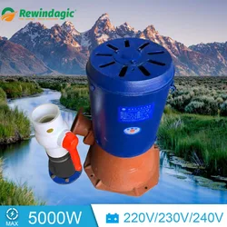 Electric Water Turbine Hydroelectric Generator 2000W 3000W 5000W Voltage 220V 230V 240V Single Phase Alternative Energy Generato