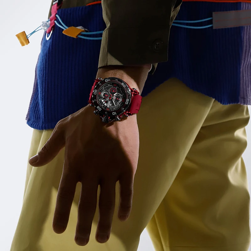 Новый стиль NAVIFORCE мужские наручные часы противоударные 5ATM водостойкие высококачественные часы с силиконовым ремешком для мужчин кварцевые спортивные мужские часы