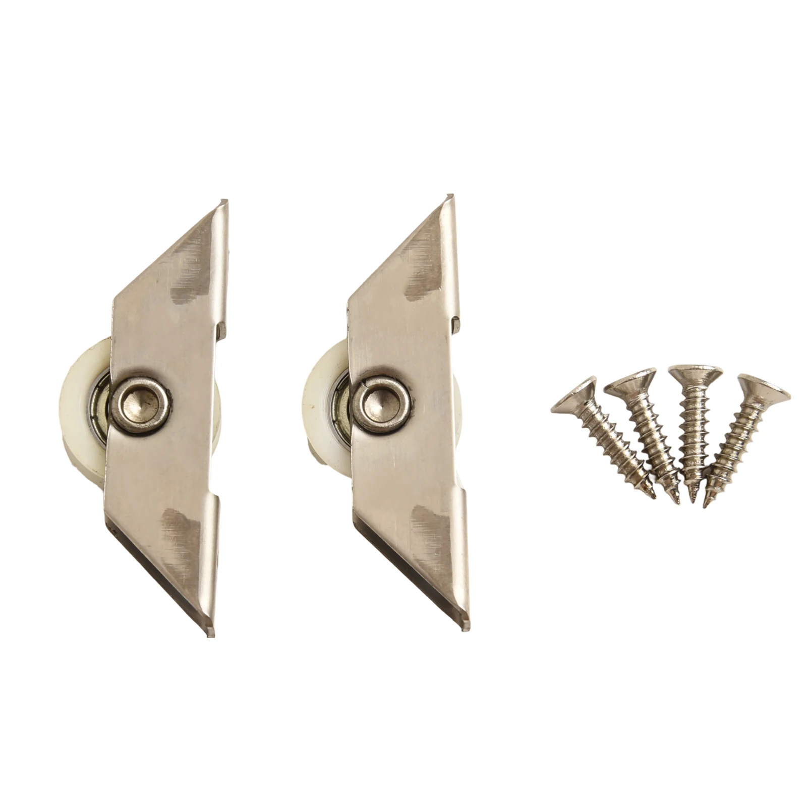 

2 шт. шкив для окон, дверей, дверей, створки из нержавеющей стали, ролик для раздвижных дверей для окон и шкафов, подшипник из углеродистой стали