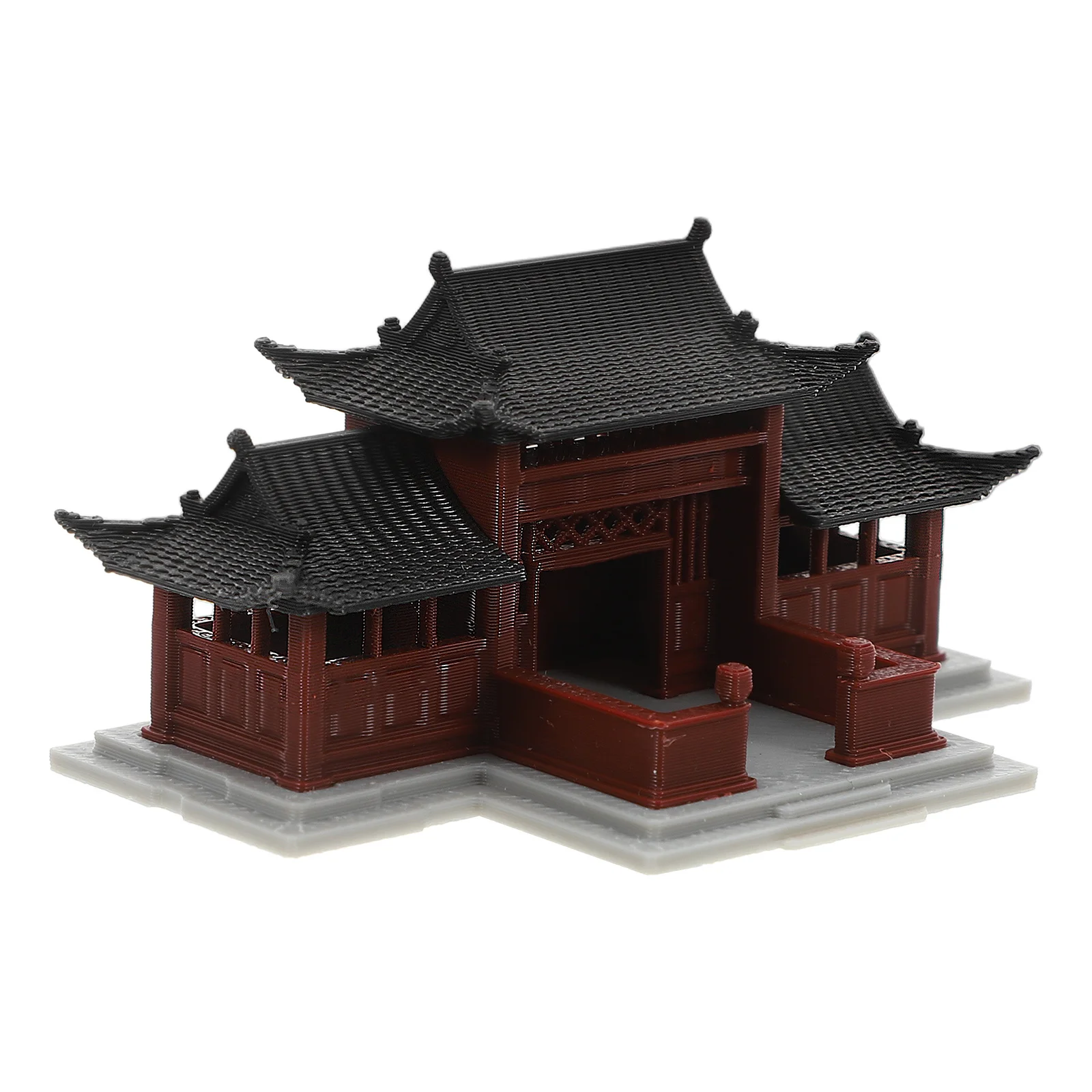 جناح صغير على الطراز الصيني ملحقات حوض السمك خزان الأسماك المناظر الطبيعية المناظر الطبيعية زخرفة المناظر الطبيعية الصغيرة #4