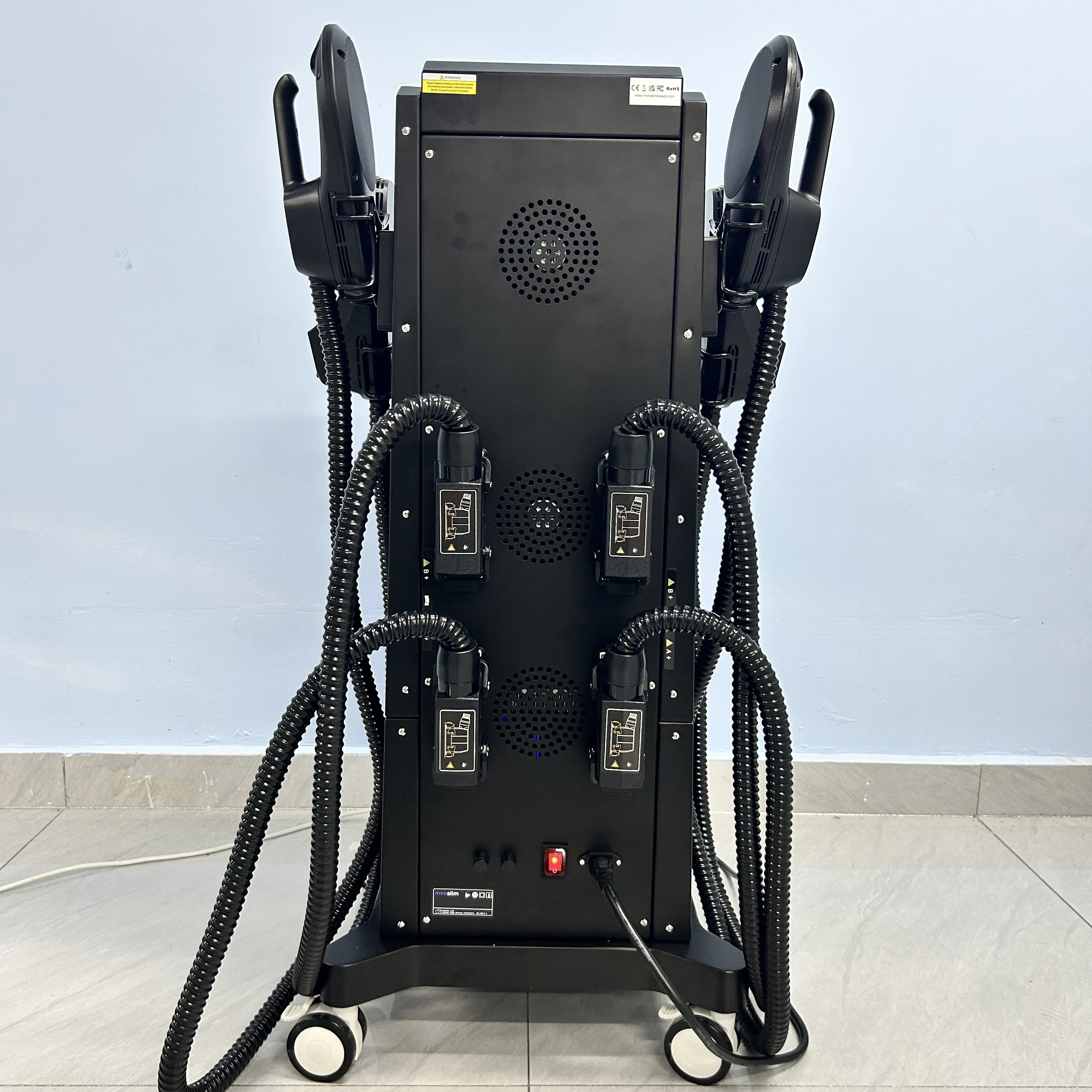 EMS Body Sculpting Machine MYOslim Muscle Building Fat Burning Abdominal Sculpting 20T 8500W Weight Lose Machine
