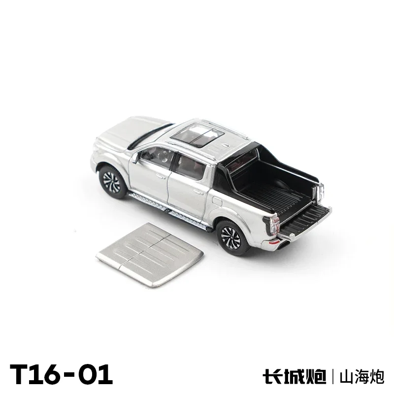 1/64 Schaal Grote Muur Motor Shanhai Gun SUV T16-01 Simulatie Legering Model Statische Display Collectible Toy Gift Souvenir Decration