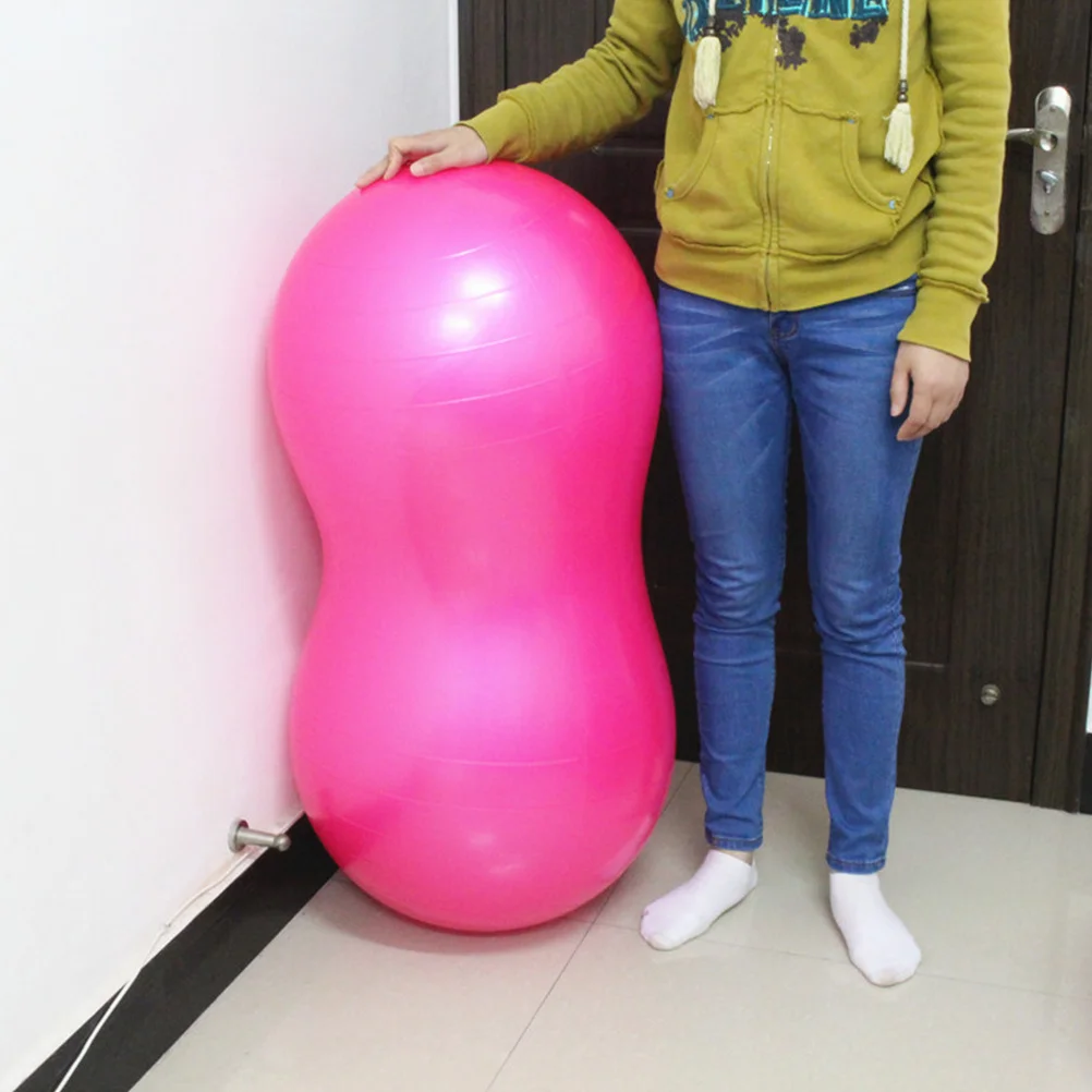 

Yoga Thicken Pilates Ball Pink 65Cm Thicken Exercise Ball For Home Gym Pilates Balance Training Fitness Tool