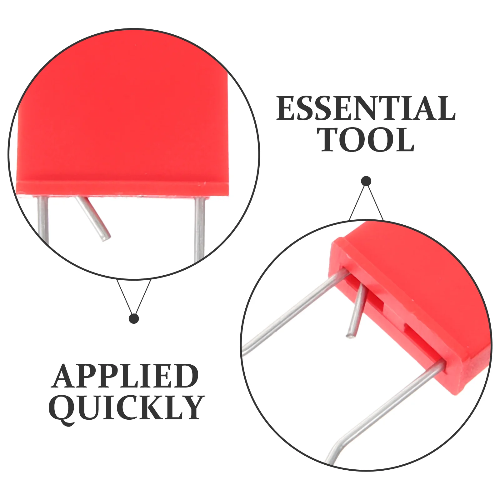 

50Pcs Security Seals Anti Tamper Padlock Multi-Use Plastic Wire Padlocks for Containers Equipment Logistics Protection