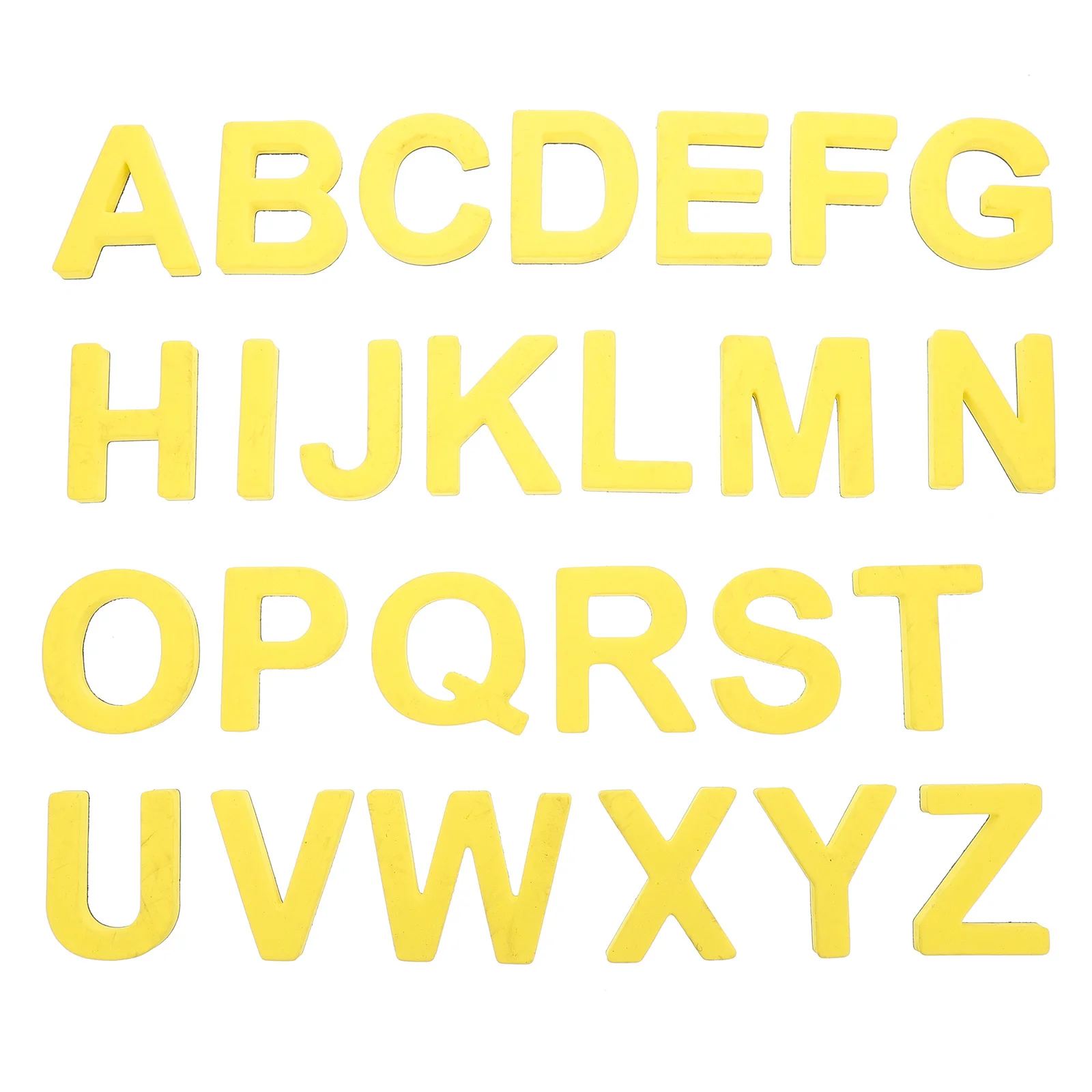 26 pçs inglês carta maiúscula ímãs de geladeira alfabeto colorido aprendizagem sinais magnéticos desenvolvimento cognitivo geladeira