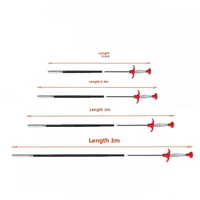 Heavy Duty Pipe Unblocker Four-Jaw Manual Drain Cleaner Telescopic Sewer Dredging Tool Clamping Pipe Opener 6