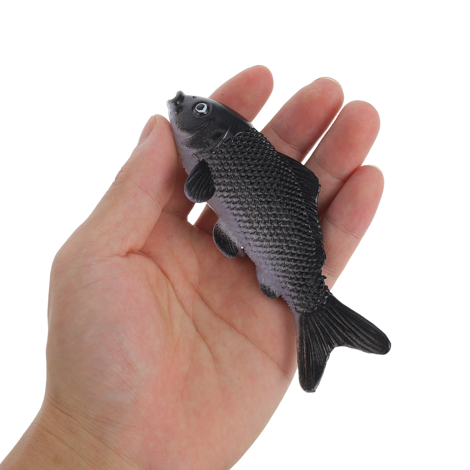 

5 Pcs Aquarium Fish Statue Miniature Koi Artificial Floating Animal Plastic Fairy Garden Gold