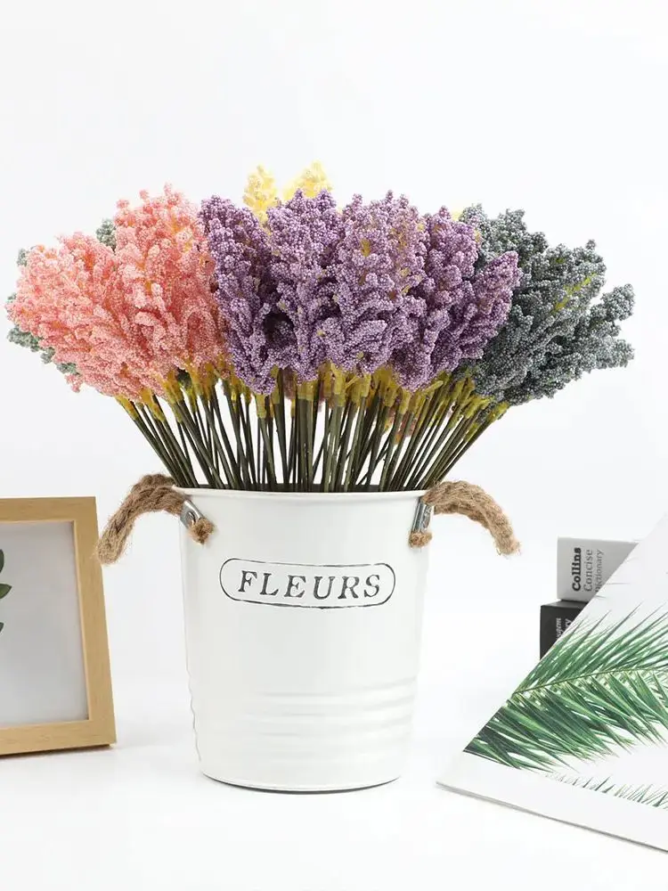 6 Stück 32 cm Ähre Qualität natürliche getrocknete Blumen Kaninchenschwanz Pampas Reed getrockneter Blumenstrauß Hochzeit Party Dekoration Pflanzen ﻿ – Detail 7