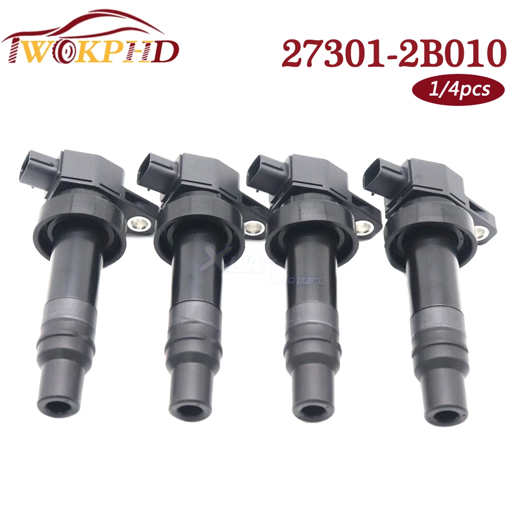 273012B010 27301-2B010 Car Ignition Coil Set for 12-18 i30 i20 ix20 ELANTRA Venga Kia Rio Soul Ceed Veloster CERATO CARENS 27301