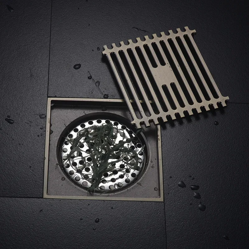 Stainless Steel Floor Drain Cover Kitchen Sink Mesh Strainer Filter Hair Catcher Bathroom Shower Drain Protector Cover Hardware