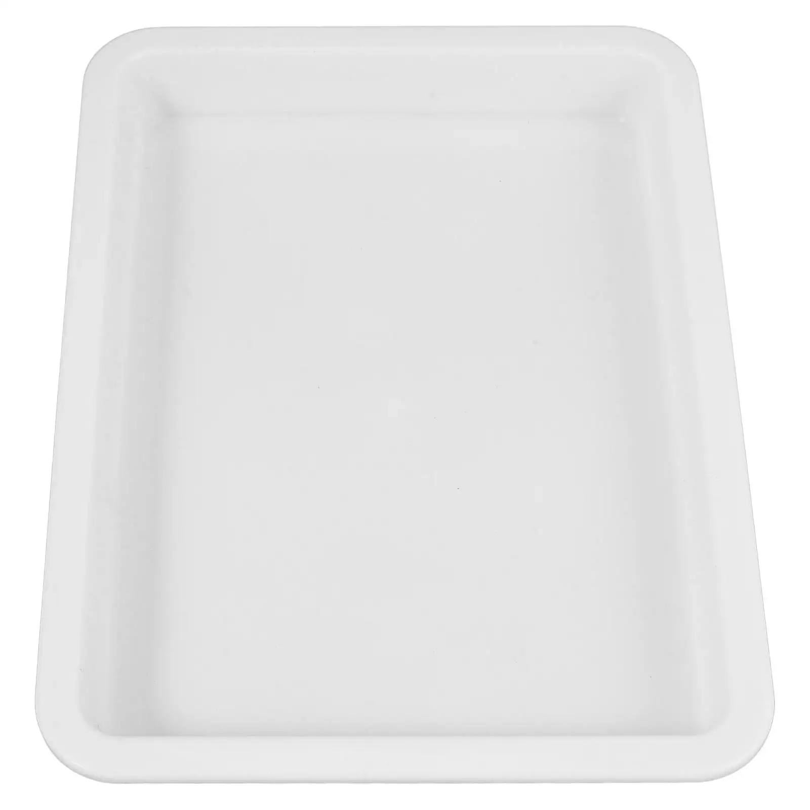 

Chemical Reagent Tray Laboratory Automatic Square Plate Organizer Rectangular Dish White Multi-functional Plastic