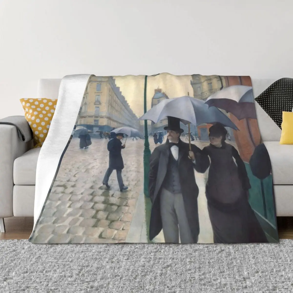 

gustave caillebotte paintings, gustave art, artwork, oeuvres, tableau, portrait Throw Blanket Furrys Blankets