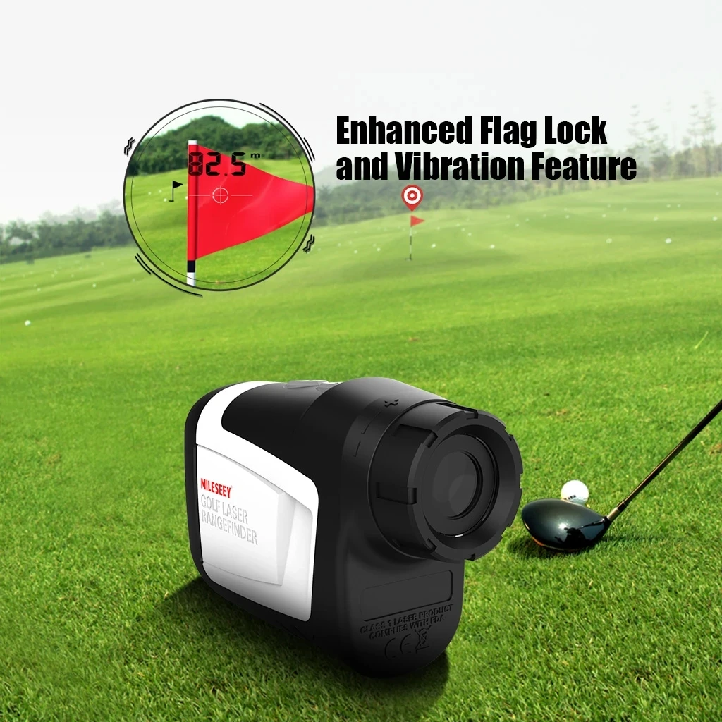 Mileseey PF210 Pro Black Version Golf rangefinders เลเซอร์600M slop SWITCH ความแม่นยำสูงเหมาะสำหรับการแข่งขันกอล์ฟกล้องโทรทรรศน์เมตร