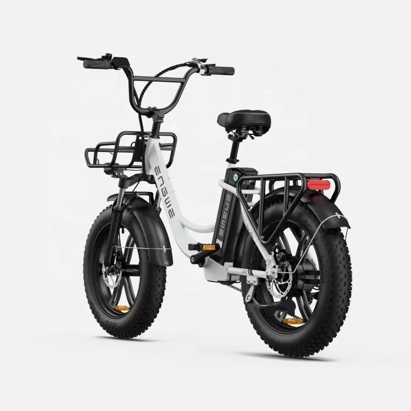 Electric Bicycle ENGWE L20 750/250W Motor 48V13Ah 20*4 Inch Fat Tire EBike Battery Per charge 140km Mountain City Electric Bike