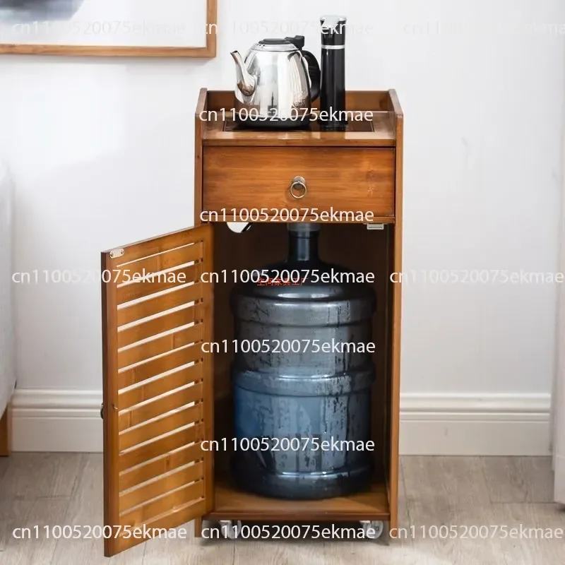 Mobile Small Coffee Table Household Bottled Water Tea Table Side Cabinet Kettle Integrated Tea Table