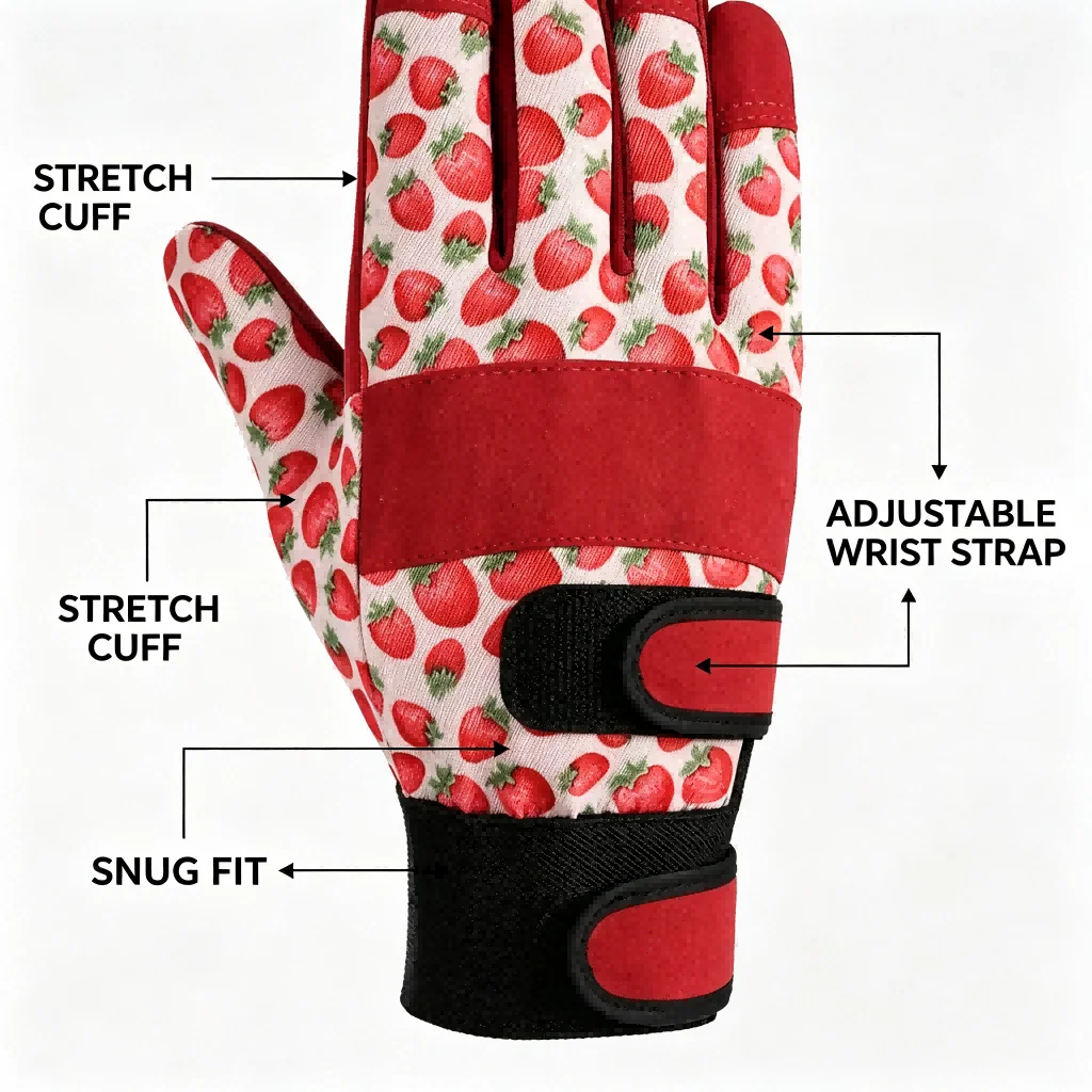 For women Men Gardening Gloves Microfiber - Scratch Resistant Puncture For proof with Elastic Wrist and Textured Palm