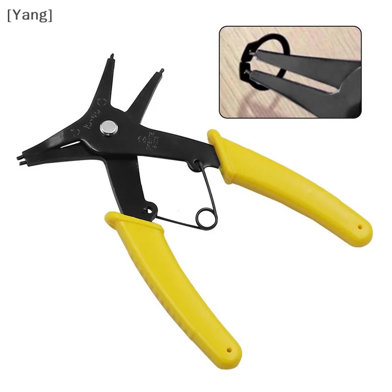 1 Pc Dual Purpose Circlip Pliers Removal Tool Multifunctional Professional Hand Tools 2-in-1 DIY Removal And Installation Pliers