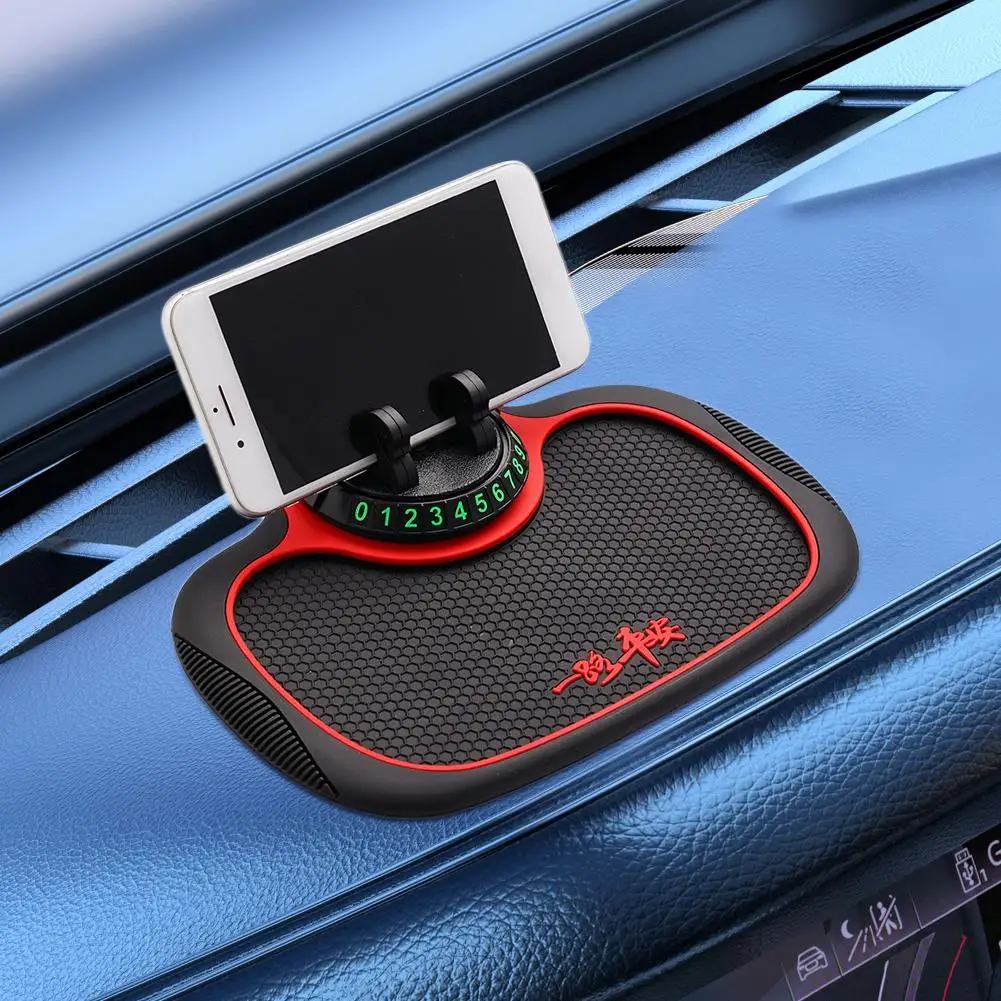 Multi-Functional Car Anti-Slip Mat Auto Phone Holder Non Slip Sticky Anti Slide Dash Phone Mount Silicone Dashboard Car Pad Mat