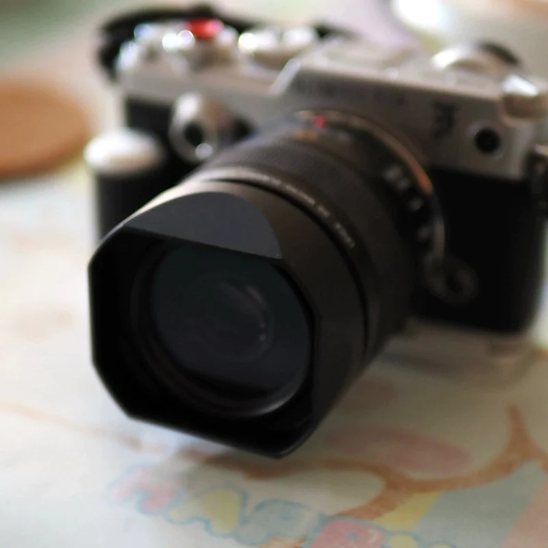 Bayonet Metal Square Len hood  Comes With Metal Cap for Panasonic LUMIX LEICA DG SUMMILUX 25mm F1.4 ASPH