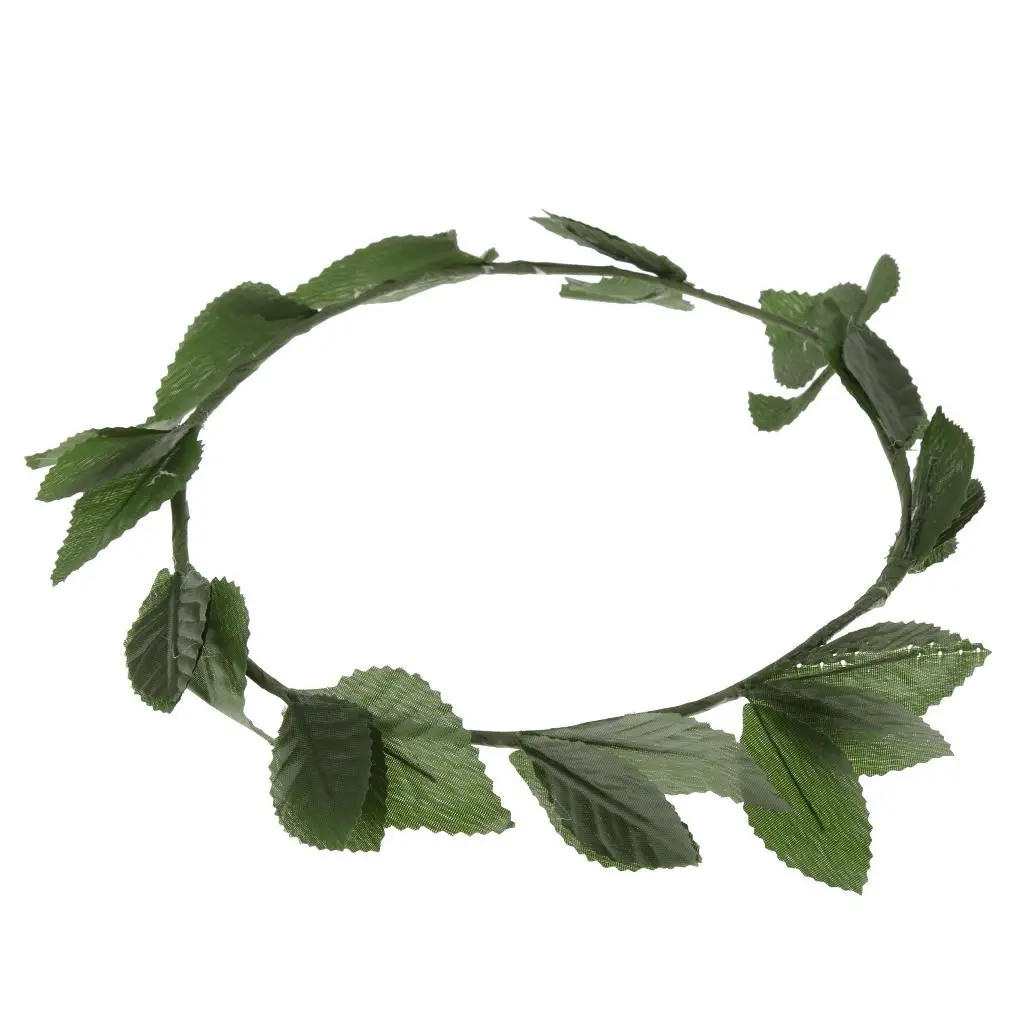 highdealcrafts Greek Roman Goddess Leaves Laurel Wreath Headband Costume