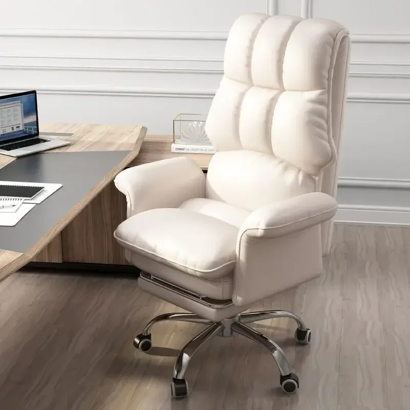 

Ergonomic office chair, rotating computer stand, comfortable design floor, family modern backrest chair with armrests