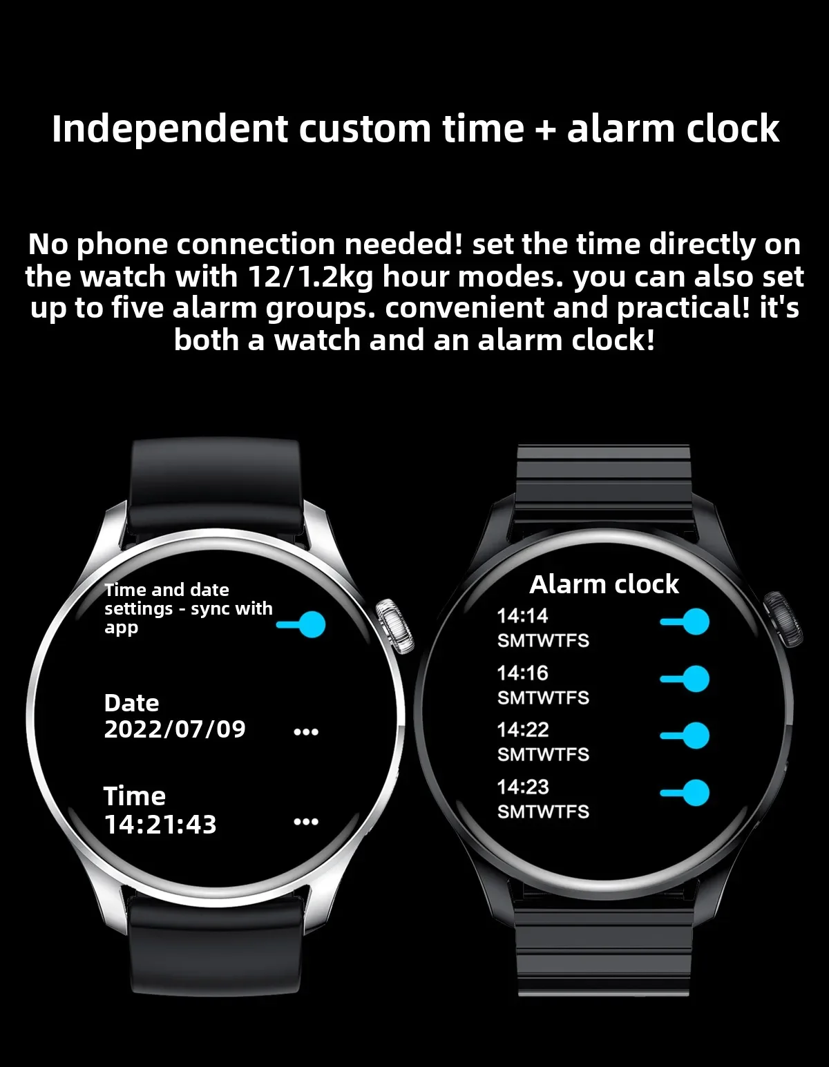 V9 new large screen smartwatch - multifunctional bluetooth call waterproof bracelet with phone functionality