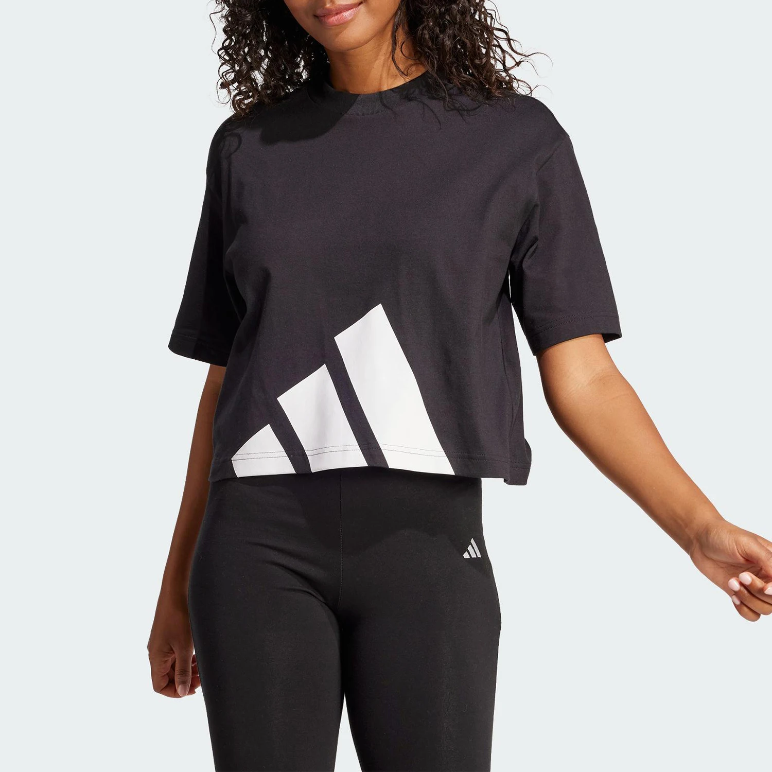 Adidas genuine comfortable summer style women's loose shoulder casual short sleeved shirt JG8736