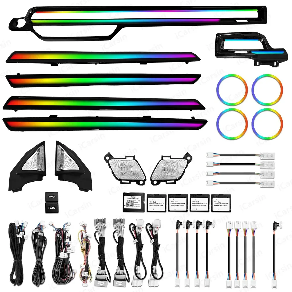 

64 Colors Dynamic Ambient Light for Honda CRV CR-V 6th Gen 2023+ Interior Lighting Upgrade Accessories