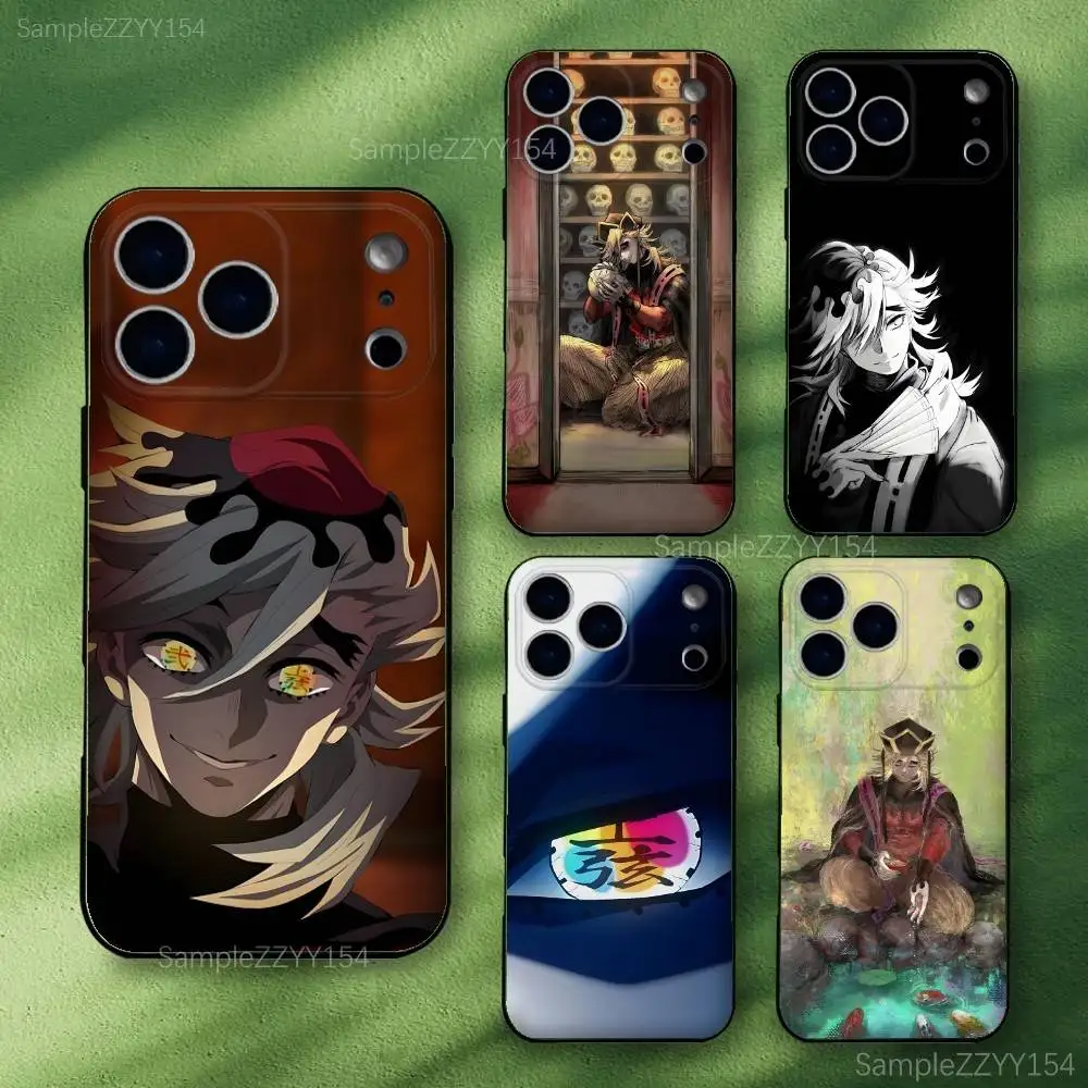 

Douma D-Demon S-Slayer Phone Case For iPhone 17,16,15,14,13,12,Pro,Max,Plus,E,SE4,Air,Mini Black Soft Funda